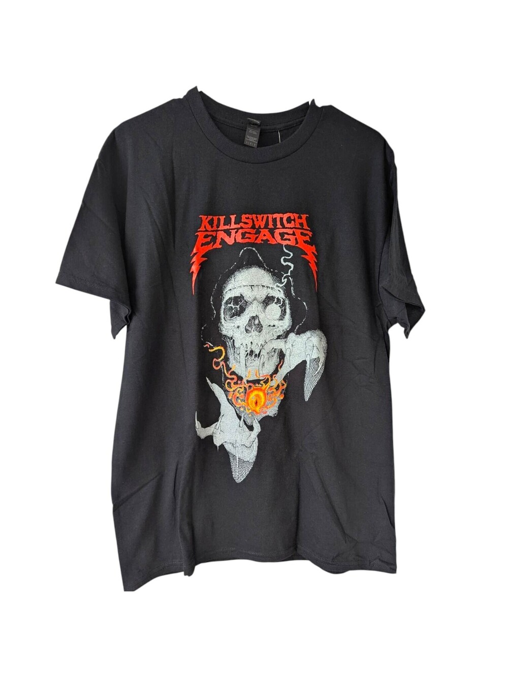 Killswitch Engage Mens L Metalcore Band T-Shirt NWT Black Heavy Cotton 22x29.5
